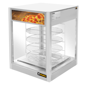 Vitrina Caliente Giratoria Para Pizza Humedad 177L RHINO VICAPI-177L