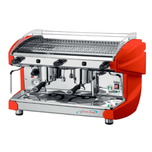 Cafetera Industrial Semiautomática 2 Grupos Caldera 11L 120v SAN-SON LIRA2SA