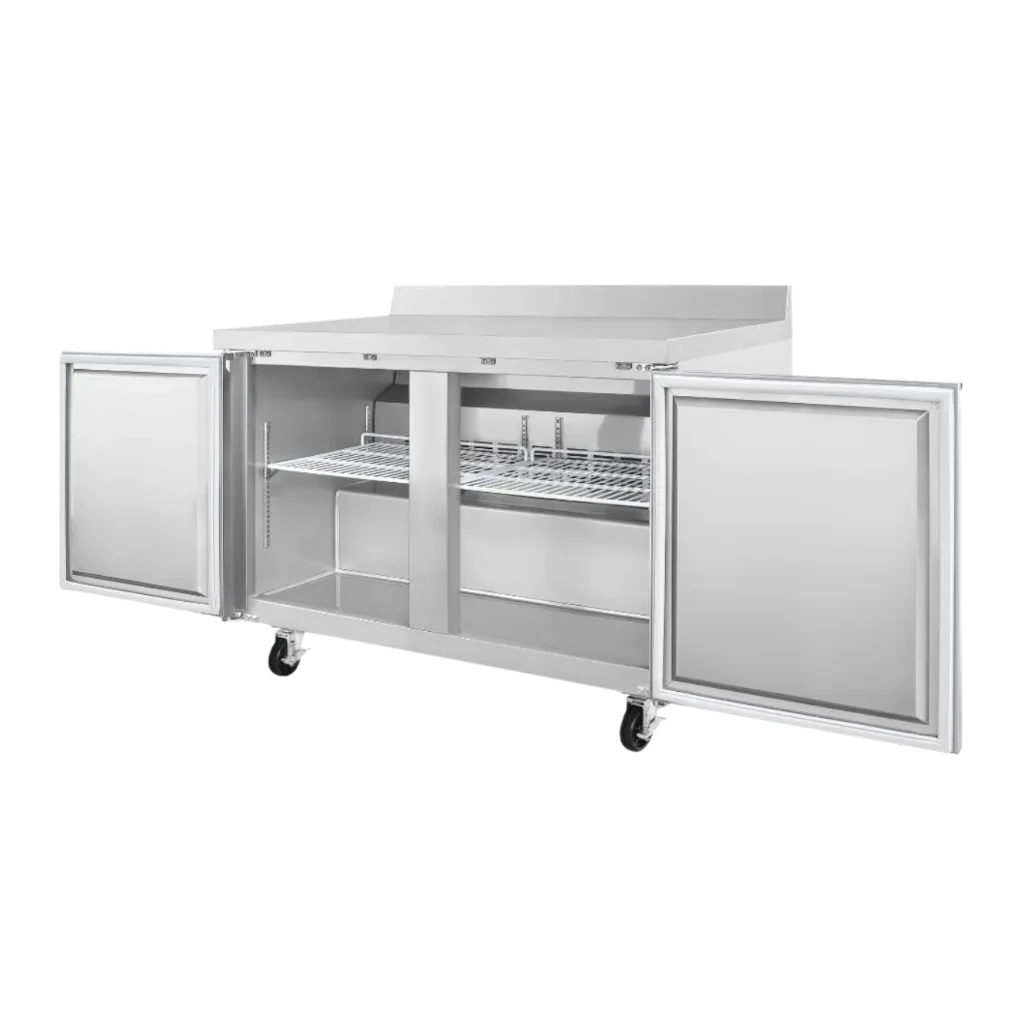 Mesa De Trabajo Refrigerada 2 Puertas 120 Cm ICEHAUS MTR-2P-SS-01 - Imagen 3