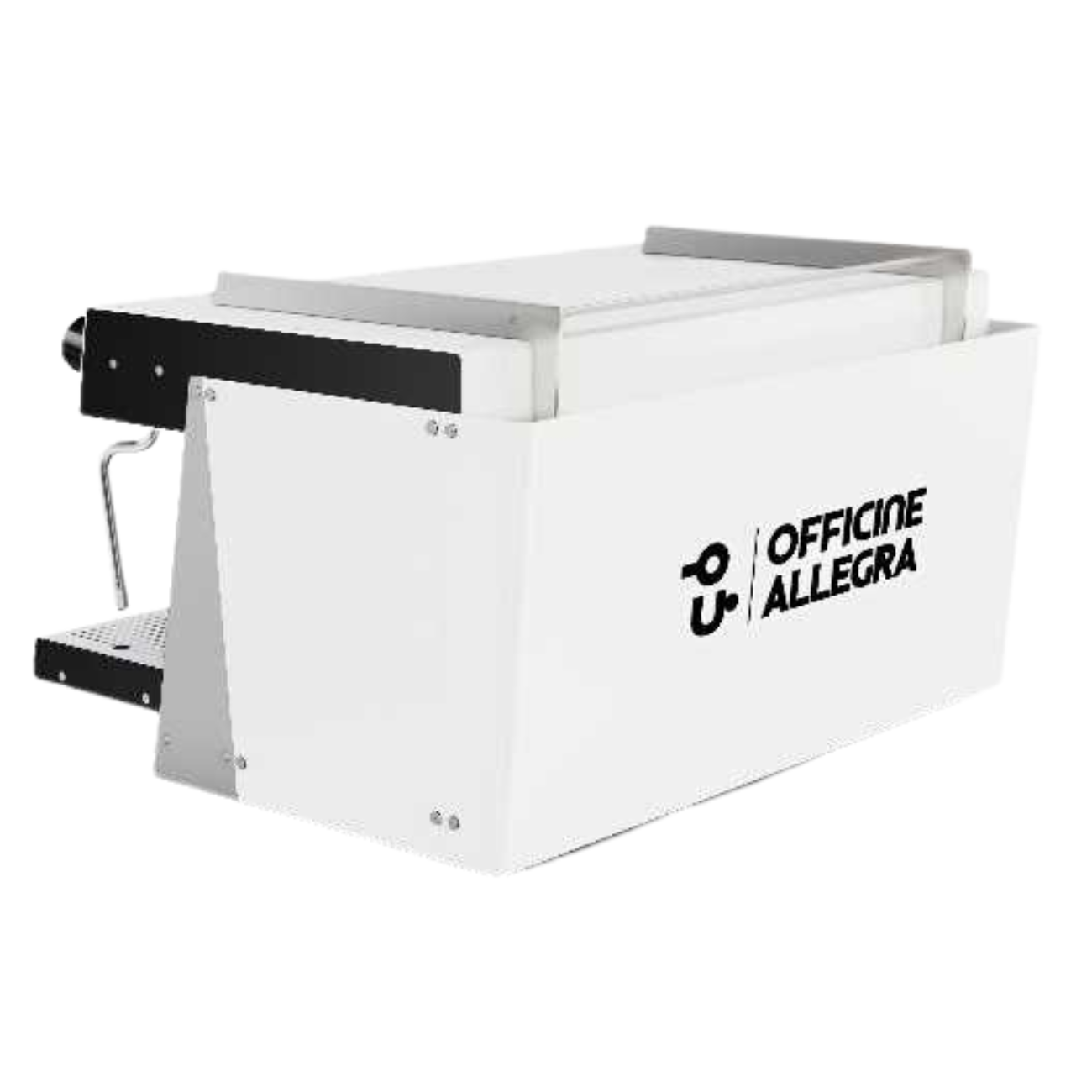 Cafetera Industrial Automática 2 Grupos 11.5 Litros Vaso Alto Modo Contador Digital 4000w 220v OFFICINE ALLEGRA DINAMICA 2G - Imagen 3