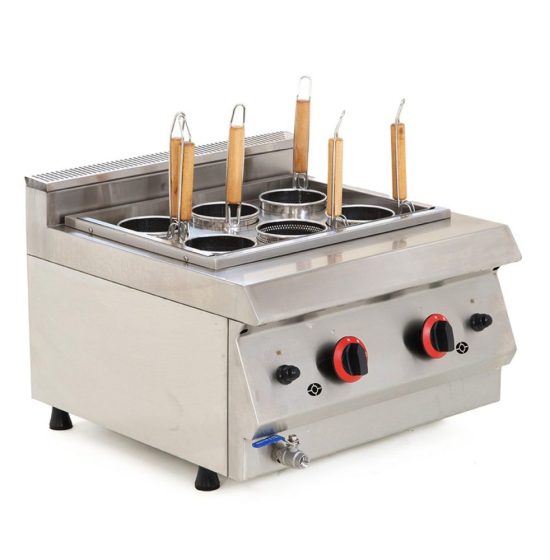 Cocedor De Pasta De Gas 6 Canastillas 60 Cm MIGSA Hgl-610