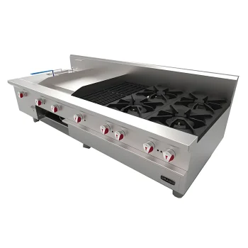 Estufa Industrial 4 Quemadores ,Freidora,Plancha,Asador Y Gratinador DRAGO UNIVERSAL UDM