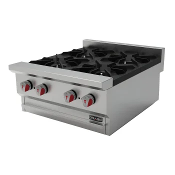 Parrilla Industrial 4 Quemadores 61 Cm DRAGO Cg-40